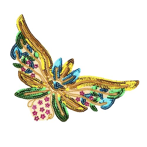Schimmernde Strass-Schmetterling-Applikation zum Aufnähen für kreative Handarbeitsprojekte und Kostümkleiddekoration Schimmernde Strass-Schmetterling-Applikation zum Aufnähen für kreative Handarbeitsprojekte und Kostümkleiddekoration von Uqezagpa