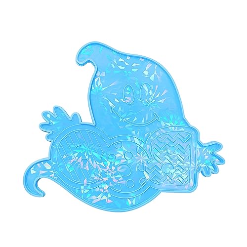 Silikonform für Halloween-Totenkopf-Ohrringe, Epoxidharz, handgefertigt, für Türschild, Ton, Schmuckherstellung, hängende Anhängerformen von Uqezagpa