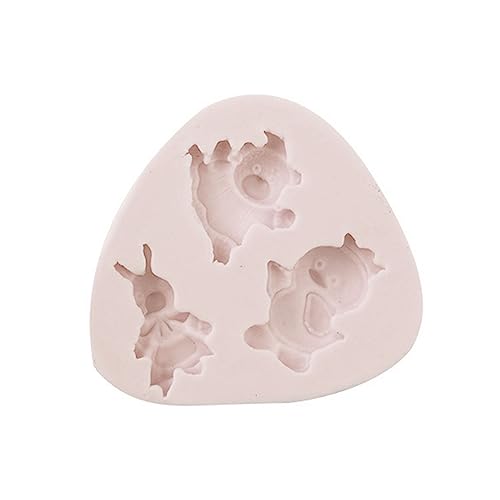 Silikonformen für Schlüsselanhänger, Schmuckherstellung, Tier, Kaninchen, Epoxidharz, Schlüsselanhänger, Anhänger, Formen von Uqezagpa