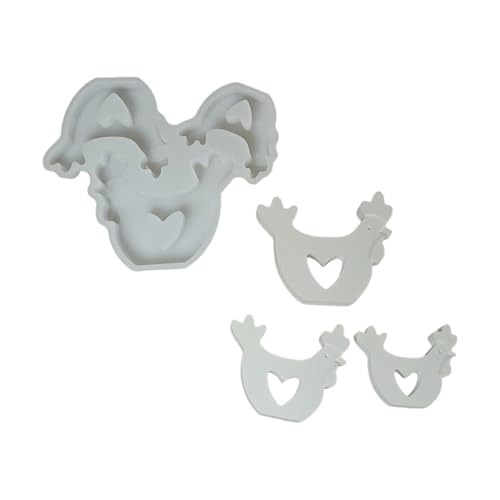 Silikonformen in Hühner-Form für handgefertigte Heimdekoration, Seife, Epoxidharz, Hühnerherstellung Silikonformen in Hühner-Form für handgefertigte Heimdekoration, Seife, Epoxidharz, Hühnerherstellung von Uqezagpa