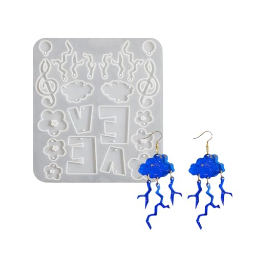 Stabiles, lebensmittelechtes Silikon, Wohnaccessoire zum Basteln, einzigartige Herzblumen-Ohrringe und Anhänger, für den täglichen Gebrauch, künstlerische Textur Stabiles, lebensmittelechtes Silikon, Wohnaccessoire zum Basteln, einzigartige Herzblumen-Ohrringe und Anhänger, für den täglichen Gebrauch, künstlerische Textur von Uqezagpa