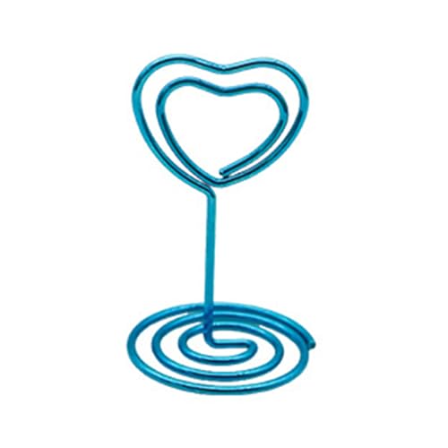 Tischnummernhalter, Eisendraht, Tischkartenhalter, Namenskartenständer, Bild, Memos, Clip für Hochzeit, Geburtstag, Jahrestag, Tischdekoration, 10 Stück Tischnummernhalter, Eisendraht, Tischkartenhalter, Namenskartenständer, Bild, Memos, Clip für Hochzeit, Geburtstag, Jahrestag, Tischdekoration, 10 Stück von Uqezagpa