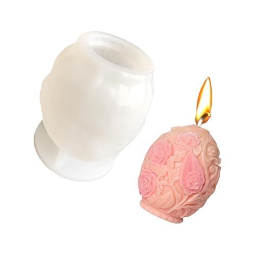 Tulpeneier-Formen, Gießformen, Silikon, Ornament, Gips, Ostern, Epoxidharz, Gussteile, Eier, Ostern, Silikon, Bastelbedarf von Uqezagpa
