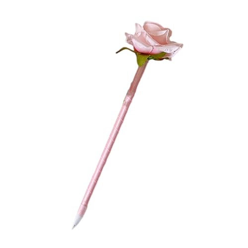 Uqezagpa 0,5 mm Kugelschreiber, glattes Schreiben, Ölstift, Unterschriften, glattes Schreiben, Ball, Schreibwaren für Büro und Schule, realistischer Rosen-Kugelschreiber Uqezagpa 0,5 mm Kugelschreiber, glattes Schreiben, Ölstift, Unterschriften, glattes Schreiben, Ball, Schreibwaren für Büro und Schule, realistischer Rosen-Kugelschreiber von Uqezagpa