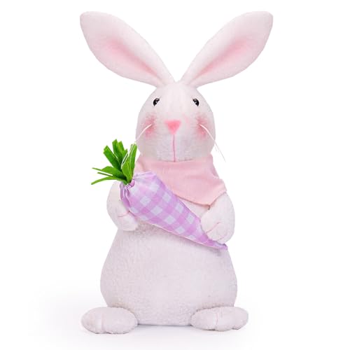 Uqezagpa 1 x Osterhasen-Zwerg mit Karotte/Eiern, Plüsch für Kindertag, Schreibtisch, Zuhause Uqezagpa 1 x Osterhasen-Zwerg mit Karotte/Eiern, Plüsch für Kindertag, Schreibtisch, Zuhause von Uqezagpa