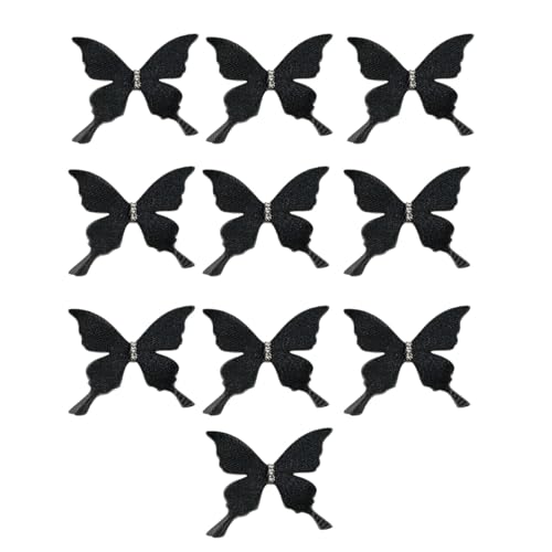 Uqezagpa 10 Stück Vorhang-Dekonadel Schmetterling Strass Verzierungen Pin für Vorhangdekoration von Uqezagpa
