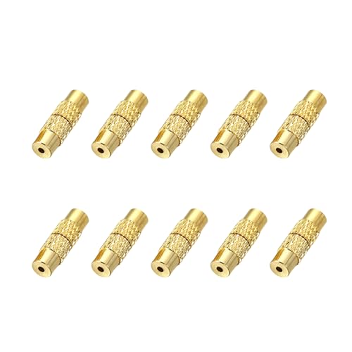 Uqezagpa 10 stabile Schraubverschlüsse, Charm, einzigartige Schraubverschlüsse, Schmuckverschlüsse für Halsketten, Armbänder, Bastelarbeiten Uqezagpa 10 stabile Schraubverschlüsse, Charm, einzigartige Schraubverschlüsse, Schmuckverschlüsse für Halsketten, Armbänder, Bastelarbeiten von Uqezagpa