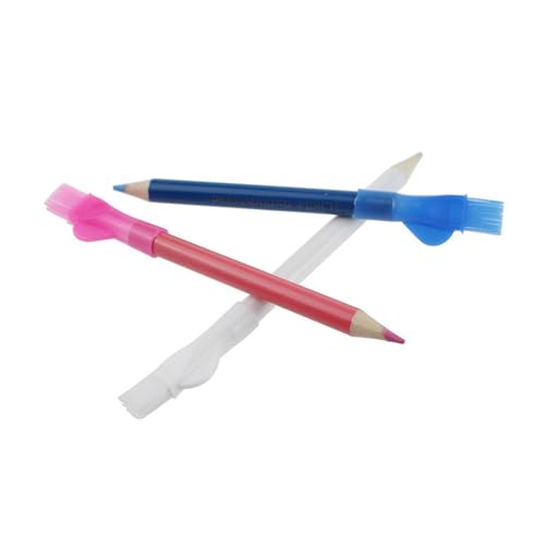 Uqezagpa 3 Stück Nähstoffstifte Schneidermarkier-Bleistift Schneiderkreide mit Pinsel, Stoffmarker, Bleistift Uqezagpa 3 Stück Nähstoffstifte Schneidermarkier-Bleistift Schneiderkreide mit Pinsel, Stoffmarker, Bleistift von Uqezagpa