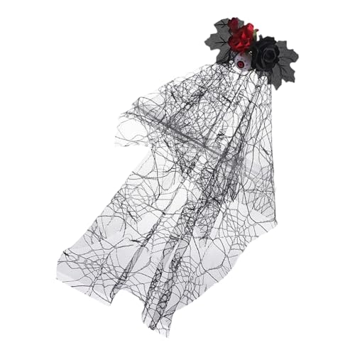 Uqezagpa 3.Damen Elegant Hexenkostüm Schleier Kopfschmuck mit Schleife für Halloween Cosplay Partys Hexenschleier Uqezagpa 3.Damen Elegant Hexenkostüm Schleier Kopfschmuck mit Schleife für Halloween Cosplay Partys Hexenschleier von Uqezagpa