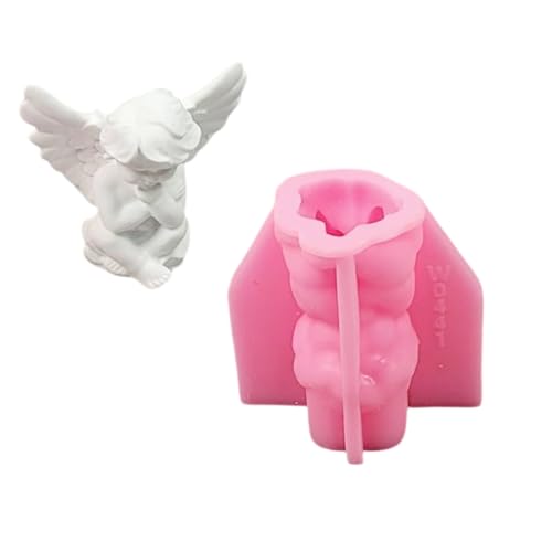 Uqezagpa 3D-Silikonformen, Engelsform, Ornament, Epoxidharz, Gips, Formen für die Herstellung von Uqezagpa