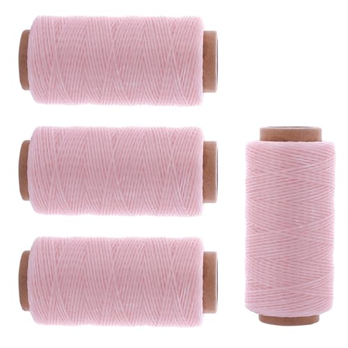Uqezagpa 4 Rollen Ledernähgarn, gewachst, je 160 Meter, Handnähgarn für Lederhandwerk, Schuhreparatur Uqezagpa 4 Rollen Ledernähgarn, gewachst, je 160 Meter, Handnähgarn für Lederhandwerk, Schuhreparatur von Uqezagpa