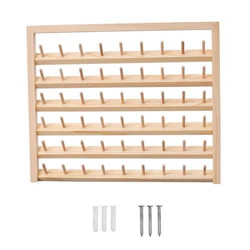 Uqezagpa 48/54 Spulen Fadenregal Halter Faden Organizer Ständer Fadenspulen Organizer zum Nähen Stickerei Haar Uqezagpa 48/54 Spulen Fadenregal Halter Faden Organizer Ständer Fadenspulen Organizer zum Nähen Stickerei Haar von Uqezagpa
