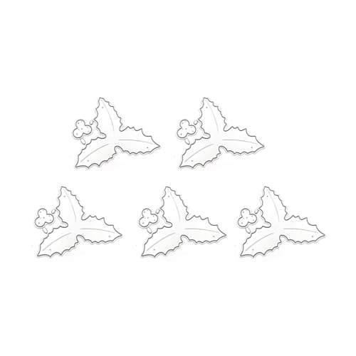 Uqezagpa 5 Stück/Set Weihnachtsglocken Stanzformen Prägungen Weihnachten Metall Stanzformen für Scrapbooking Karte von Uqezagpa