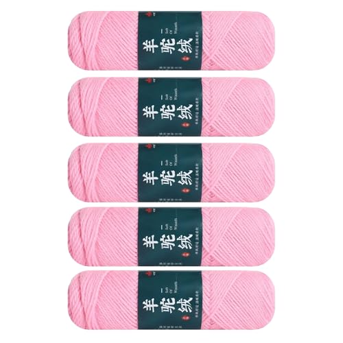 Uqezagpa 5 Stück Wollgarn, 100 g/Rolle, Strickwolle, Garn für Pullover, Schals, Mützen, Handschuhe, Häkeln, Teppiche, Stricken Uqezagpa 5 Stück Wollgarn, 100 g/Rolle, Strickwolle, Garn für Pullover, Schals, Mützen, Handschuhe, Häkeln, Teppiche, Stricken von Uqezagpa