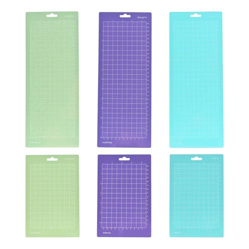 Uqezagpa 6 Stück Schneidematte für Cutter Plotter Klebematte 6,50 x 4,50 und 12 x 4,50 Schneideunterlage für Cutter Uqezagpa 6 Stück Schneidematte für Cutter Plotter Klebematte 6,50 x 4,50 und 12 x 4,50 Schneideunterlage für Cutter von Uqezagpa