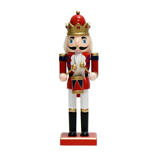Uqezagpa Aufwendig geschnitzte Holzsoldatenpuppe Weihnachtssoldat Spielzeug Festival Weihnachten Soldat Dekorationen Fein von Uqezagpa