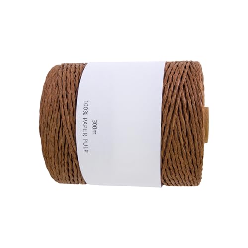 Uqezagpa Bastpapier, Bastelband, Packpapier, Bastschnur zum Verpacken, Heimdekoration, Häkelkunst, 3 m Uqezagpa Bastpapier, Bastelband, Packpapier, Bastschnur zum Verpacken, Heimdekoration, Häkelkunst, 3 m von Uqezagpa