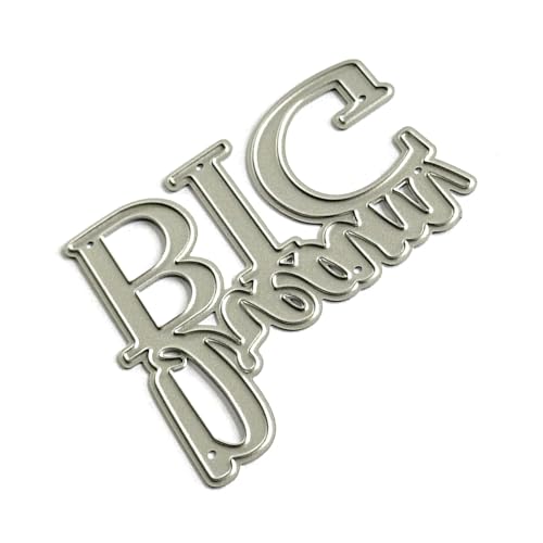 Uqezagpa Big Dream Stanzformen aus Karbonstahl, Prägeformen für Grußkarten, Scrapbooking von Uqezagpa