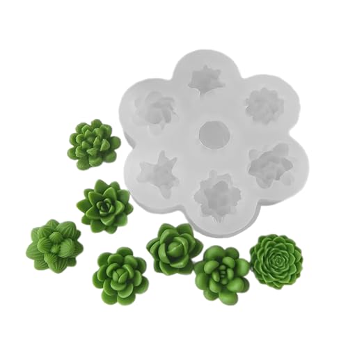Uqezagpa Dekorative Silikon-Pflanzenform für Kristall-Epoxidharz und Duft von Uqezagpa