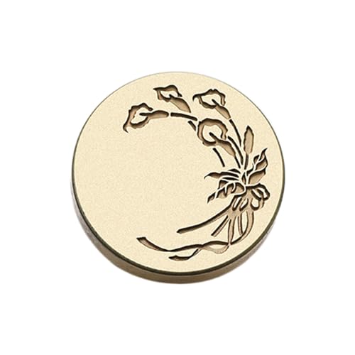 Uqezagpa Dekorativer Stempel, Blume, geprägter Siegelstempelkopf für Einladungen, Umschläge, Verzierungen, Geschenkpapier, Wachssiegel Uqezagpa Dekorativer Stempel, Blume, geprägter Siegelstempelkopf für Einladungen, Umschläge, Verzierungen, Geschenkpapier, Wachssiegel von Uqezagpa