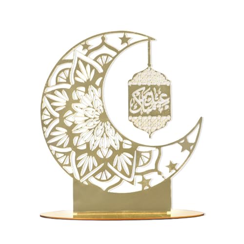 Uqezagpa Eid Festival Dekoration Mondform Acryl Schreibtisch Ornamente Nahöstlicher Mond Festival Supplies für Party Dekoration Zuhause Uqezagpa Eid Festival Dekoration Mondform Acryl Schreibtisch Ornamente Nahöstlicher Mond Festival Supplies für Party Dekoration Zuhause von Uqezagpa