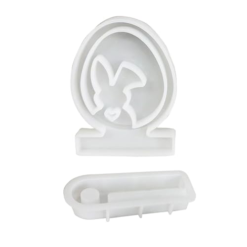 Uqezagpa Eier-Silikonform, Oster-Gießharz, Kerzenhalter, Epoxidformen, Kerzenhalter, Formen für Tisch Uqezagpa Eier-Silikonform, Oster-Gießharz, Kerzenhalter, Epoxidformen, Kerzenhalter, Formen für Tisch von Uqezagpa