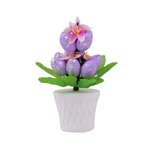 Uqezagpa Einzigartige gesprenkelte Eier, Baumzweig, Bonsais-Dekoration, Topfpflanze, Desktop-Blumen-Übertopf, Ornament für Osterpartys, saisonaler Heimakzent Uqezagpa Einzigartige gesprenkelte Eier, Baumzweig, Bonsais-Dekoration, Topfpflanze, Desktop-Blumen-Übertopf, Ornament für Osterpartys, saisonaler Heimakzent von Uqezagpa