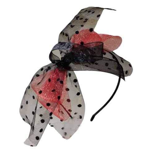 Uqezagpa Eleganter Fascinator mit Schleife, Netzstoff, für Cocktailpartys, Frauen und Mädchen, Vintage, Cosplay, Party, Haarreif, Kopfschmuck, Cocktail-Kopfschmuck Uqezagpa Eleganter Fascinator mit Schleife, Netzstoff, für Cocktailpartys, Frauen und Mädchen, Vintage, Cosplay, Party, Haarreif, Kopfschmuck, Cocktail-Kopfschmuck von Uqezagpa