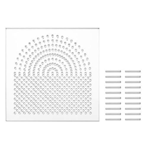 Uqezagpa Elegantes Acryl-Schmuck-Geschenkbrett, quadratisches Gewindemanagement, Acrylplatte, Wickelbretter für Schmuckdraht Uqezagpa Elegantes Acryl-Schmuck-Geschenkbrett, quadratisches Gewindemanagement, Acrylplatte, Wickelbretter für Schmuckdraht von Uqezagpa