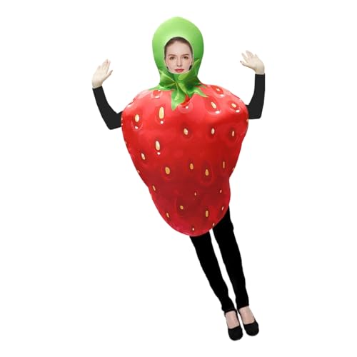 Uqezagpa Erdbeer-/Avocados-/Fisch-Kostüm-Requisiten für Rollenspiele, Veranstaltungen, Halloween, Feiern, Obstfiguren-Outfit, Erdbeere/Avocados/Fisch-Requisiten Uqezagpa Erdbeer-/Avocados-/Fisch-Kostüm-Requisiten für Rollenspiele, Veranstaltungen, Halloween, Feiern, Obstfiguren-Outfit, Erdbeere/Avocados/Fisch-Requisiten von Uqezagpa