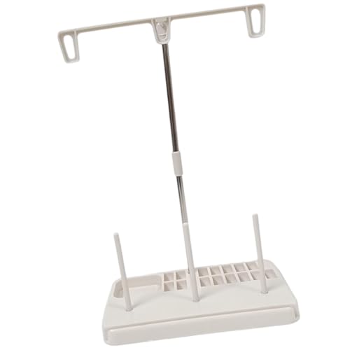 Uqezagpa Fadenhalter für 3 Spulen, abnehmbarer Garnhalter, Organizer, Ständer, Garnspulenhalter für Stick- und Nähmaschine Uqezagpa Fadenhalter für 3 Spulen, abnehmbarer Garnhalter, Organizer, Ständer, Garnspulenhalter für Stick- und Nähmaschine von Uqezagpa