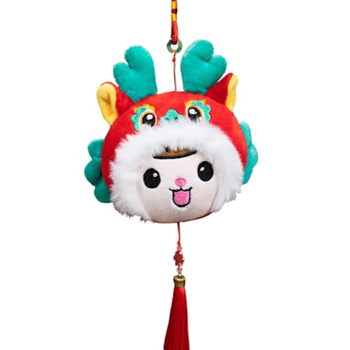 Uqezagpa Festlicher Drache Spielzeug Anhänger Maskottchen Neujahr Dekoration Anhänger Plüsch Uqezagpa Festlicher Drache Spielzeug Anhänger Maskottchen Neujahr Dekoration Anhänger Plüsch von Uqezagpa