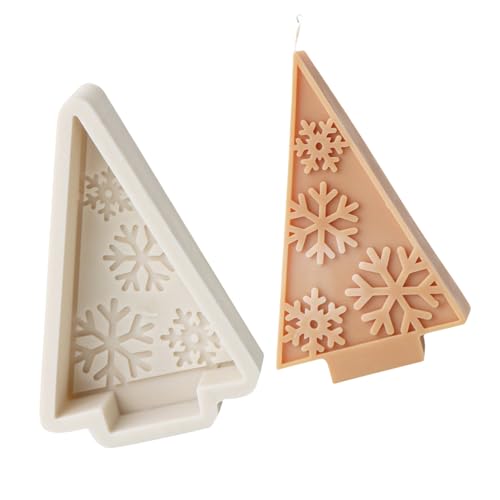 Uqezagpa Flexible Silikonform, Schneeflocken, Weihnachtsbaum, Kerzen, Duft, Aromatherapie, handgefertigte Ornamente Uqezagpa Flexible Silikonform, Schneeflocken, Weihnachtsbaum, Kerzen, Duft, Aromatherapie, handgefertigte Ornamente von Uqezagpa