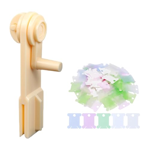 Uqezagpa Flosses Wickler mit Stickgarn Spulen Stickgarn Karten Kreuze Nähen Garn Karten Zahnseide Uqezagpa Flosses Wickler mit Stickgarn Spulen Stickgarn Karten Kreuze Nähen Garn Karten Zahnseide von Uqezagpa