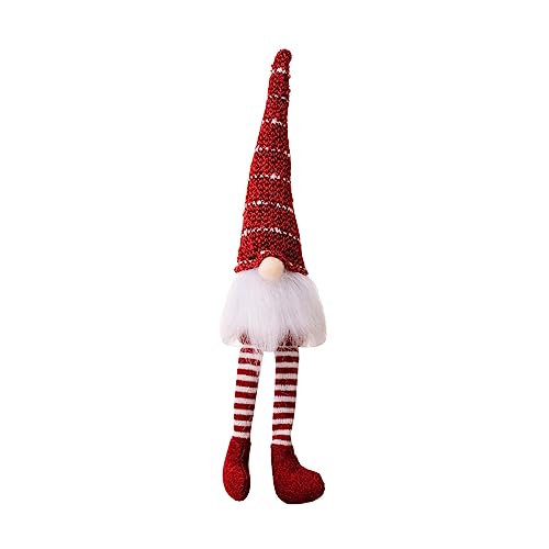 Uqezagpa Gestrickter Weihnachtsmütze, gestreift, für den Haushalt, Dekoration für Schule, Schlafzimmer, Schlafsaal Uqezagpa Gestrickter Weihnachtsmütze, gestreift, für den Haushalt, Dekoration für Schule, Schlafzimmer, Schlafsaal von Uqezagpa