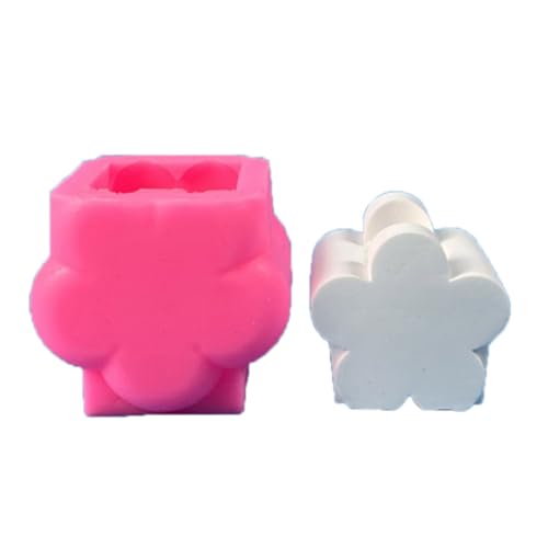 Uqezagpa Gießformen, zarte Kerzenform, Silikon, Bastelanhänger, 3D-Kerzenformen, Kerzendekorationen von Uqezagpa