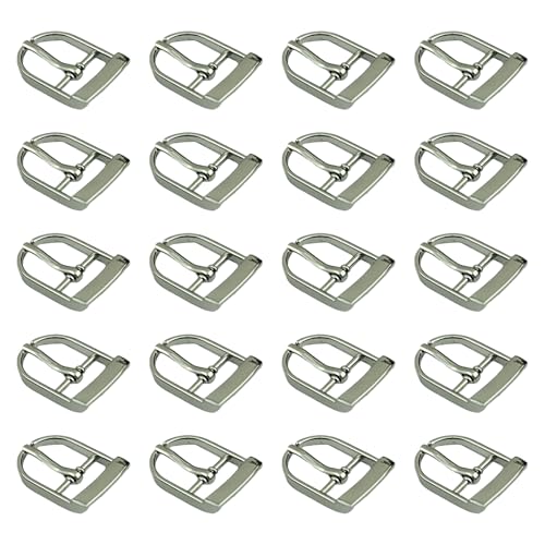Uqezagpa Gürtelschnallen, Ersatzschnallen, 34 x 23 mm, einzelne Zinke, Ersatz-Gürtelschnalle für Ledergürtel, Rucksäcke, Taschen, 20 Stück Uqezagpa Gürtelschnallen, Ersatzschnallen, 34 x 23 mm, einzelne Zinke, Ersatz-Gürtelschnalle für Ledergürtel, Rucksäcke, Taschen, 20 Stück von Uqezagpa