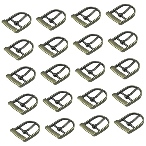Uqezagpa Gürtelschnallen, Ersatzschnallen, 34 x 23 mm, einzelne Zinke, Ersatz-Gürtelschnalle für Ledergürtel, Rucksäcke, Taschen, 20 Stück Uqezagpa Gürtelschnallen, Ersatzschnallen, 34 x 23 mm, einzelne Zinke, Ersatz-Gürtelschnalle für Ledergürtel, Rucksäcke, Taschen, 20 Stück von Uqezagpa