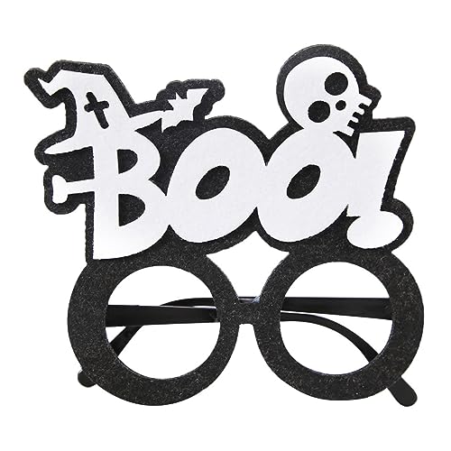 Uqezagpa Halloween-Kostüm-Zubehör, lustige Stoff-Party-Kürbis-Brille, Fledermaus-Augäpfel, Brillen, Cosplay-Augenrahmen-Dekoration, lustige Kostüm-Brille, Halloween-Gastgeschenk von Uqezagpa
