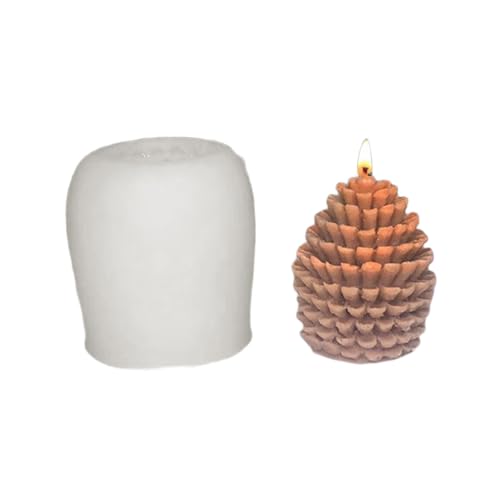 Uqezagpa Handgefertigte 3D-Tannenzapfenformen aus Silikon, Seife, Ornamente, Gießformen, Zubehör Uqezagpa Handgefertigte 3D-Tannenzapfenformen aus Silikon, Seife, Ornamente, Gießformen, Zubehör von Uqezagpa