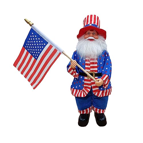 Uqezagpa Independence Day Beard Man Holding National Uqezagpa Independence Day Beard Man Holding National von Uqezagpa
