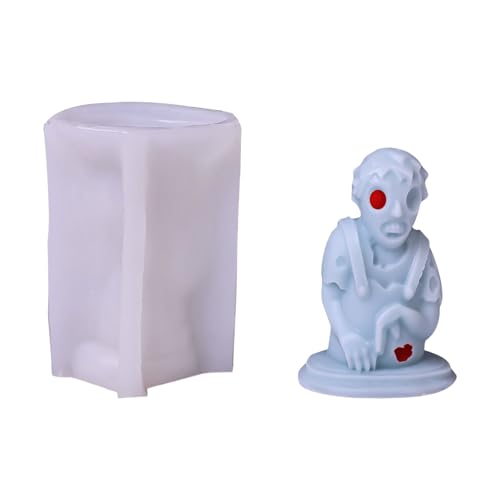 Uqezagpa Kerzenform, 3D-Gießformen, 3D-Silikonform, zarte Kerze, Silikon, Bastelformen für Kerzen von Uqezagpa