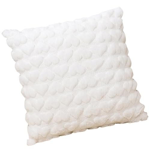 Uqezagpa Kissenbezug in Herzform, weicher Plüschstoff, abnehmbar und waschbar, für Zuhause Uqezagpa Kissenbezug in Herzform, weicher Plüschstoff, abnehmbar und waschbar, für Zuhause von Uqezagpa