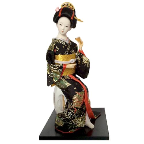 Uqezagpa Künstlerische japanische Geisha-Figur, 30,5 cm, Sammlerstück, Stickerei, Kleidung, Kimono, Figur für Frauen und Mädchen, Raumdekoration, japanische Geisha-Puppen Uqezagpa Künstlerische japanische Geisha-Figur, 30,5 cm, Sammlerstück, Stickerei, Kleidung, Kimono, Figur für Frauen und Mädchen, Raumdekoration, japanische Geisha-Puppen von Uqezagpa