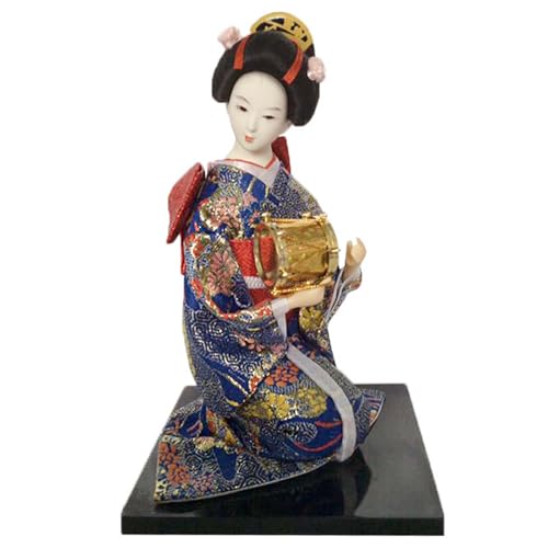 Uqezagpa Künstlerische japanische Geisha-Figur, 30,5 cm, Sammlerstück, Stickerei, Kleidung, Kimono, Figur für Frauen und Mädchen, Raumdekoration, japanische Geisha-Puppen Uqezagpa Künstlerische japanische Geisha-Figur, 30,5 cm, Sammlerstück, Stickerei, Kleidung, Kimono, Figur für Frauen und Mädchen, Raumdekoration, japanische Geisha-Puppen von Uqezagpa