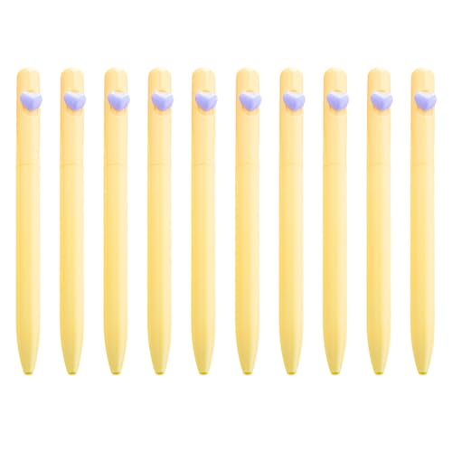 Uqezagpa Kugelschreiber, Liebesherz, 1,0 mm, Öl-Schreibwaren, glattes Schreiben für Büro, Schule, Öl, Liebe, Herz, Schreiben, Schulbedarf, 10 Stück Uqezagpa Kugelschreiber, Liebesherz, 1,0 mm, Öl-Schreibwaren, glattes Schreiben für Büro, Schule, Öl, Liebe, Herz, Schreiben, Schulbedarf, 10 Stück von Uqezagpa