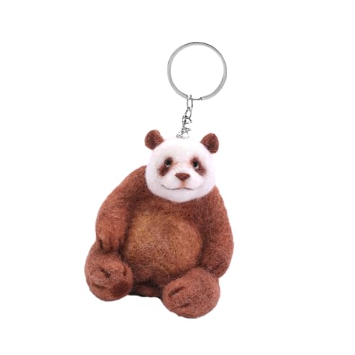 Uqezagpa Little Panda Wollfilz-Set Nadelfilzzubehör mit Filznadel Anleitung Wolle Roving Holz Uqezagpa Little Panda Wollfilz-Set Nadelfilzzubehör mit Filznadel Anleitung Wolle Roving Holz von Uqezagpa