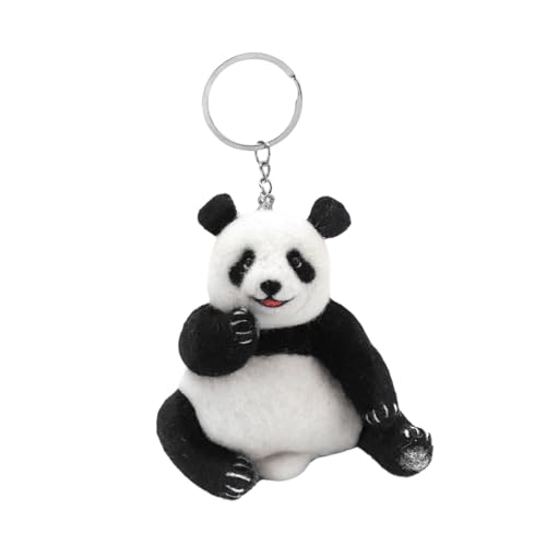 Uqezagpa Little Panda Wollfilz-Set Nadelfilzzubehör mit Filznadel Anleitung Wolle Roving Holz Uqezagpa Little Panda Wollfilz-Set Nadelfilzzubehör mit Filznadel Anleitung Wolle Roving Holz von Uqezagpa