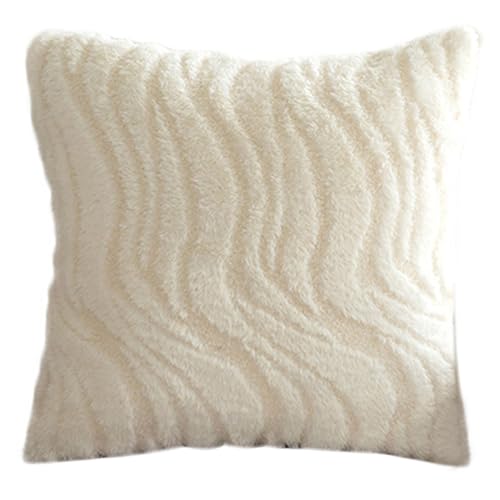Uqezagpa Luxuriöser Kissenbezug mit geriffelter Textur, weicher Plüschstoff, für Wohn- oder Schlafzimmer-Dekorationen Uqezagpa Luxuriöser Kissenbezug mit geriffelter Textur, weicher Plüschstoff, für Wohn- oder Schlafzimmer-Dekorationen von Uqezagpa