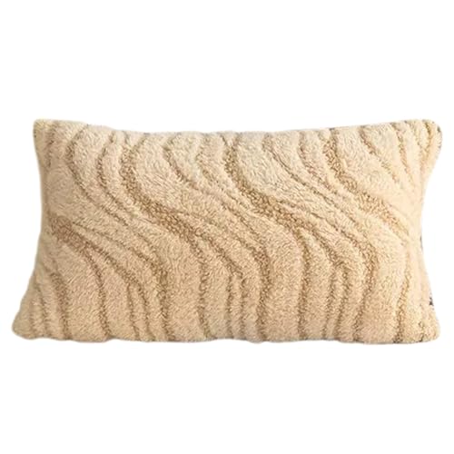 Uqezagpa Luxuriöser Kissenbezug mit geriffelter Textur, weicher Plüschstoff, für Wohn- oder Schlafzimmer-Dekorationen Uqezagpa Luxuriöser Kissenbezug mit geriffelter Textur, weicher Plüschstoff, für Wohn- oder Schlafzimmer-Dekorationen von Uqezagpa